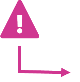 Exclamation arrow icon